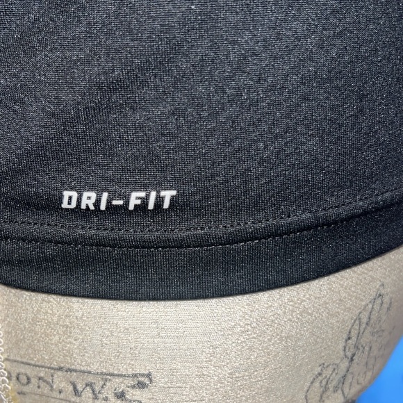 Nike black lacrosse dri-fit shortsleeve shirt youth medium athletic sports top M - Picture 3 of 8